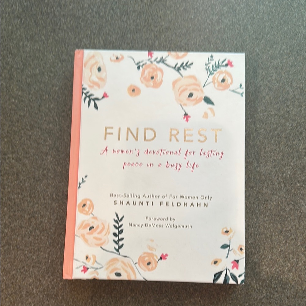 Floral Devotional Book - Find Rest